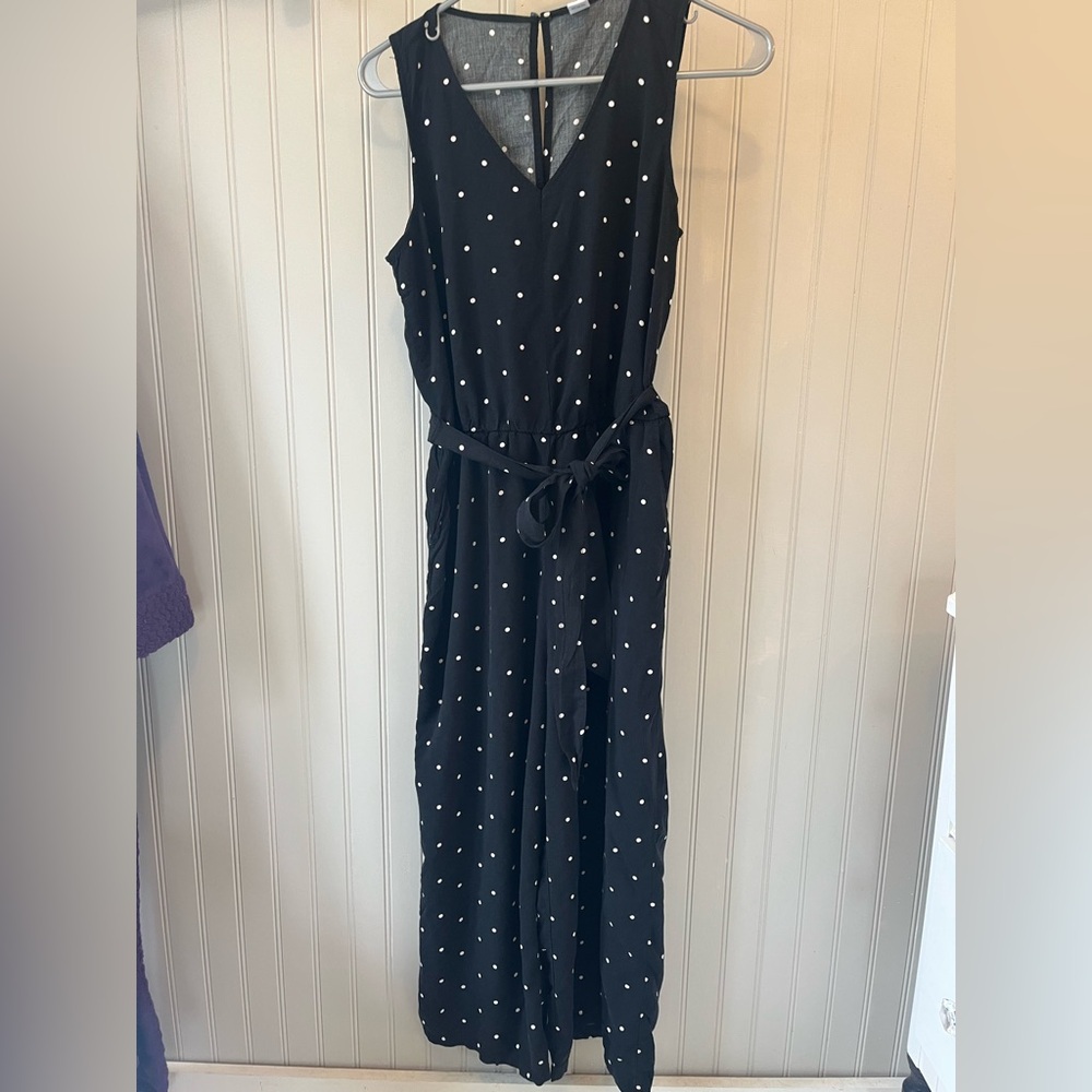 Old Navy- Black Polka Dot Jumpsuit/Romper